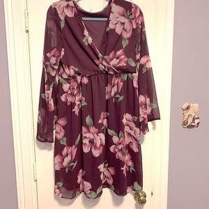 Pinkblush Floral Maternity Dress